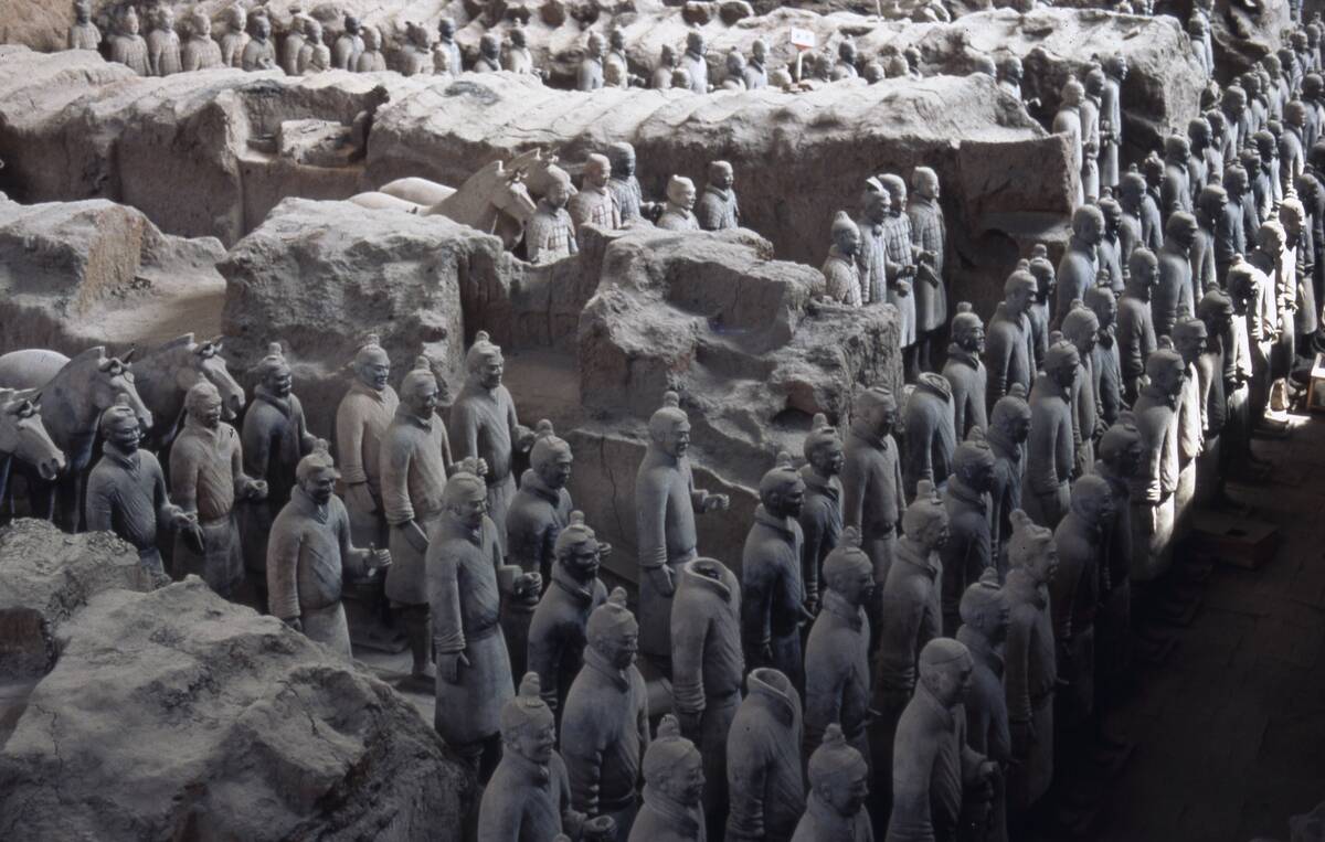 Larmée de terre cuite du mausolée de l'empereur Qin
